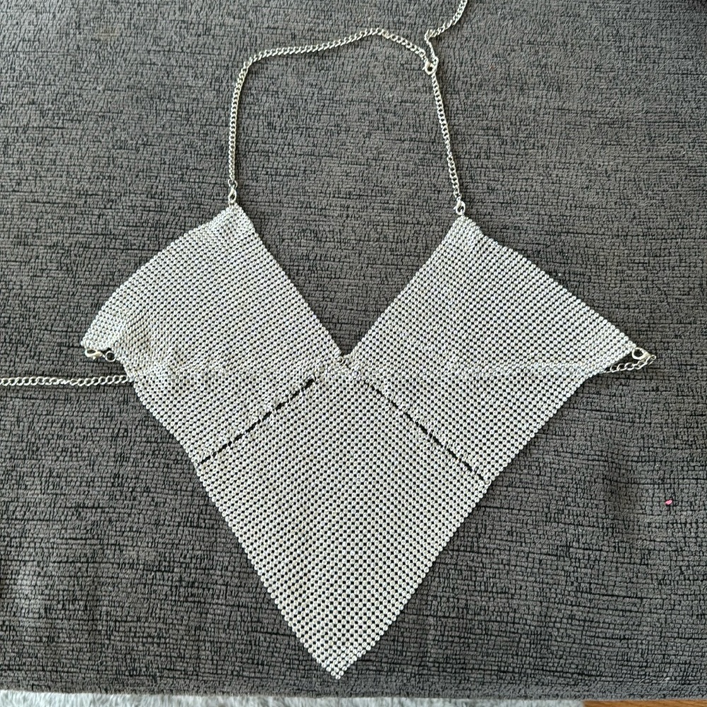 Rhinestone crop top